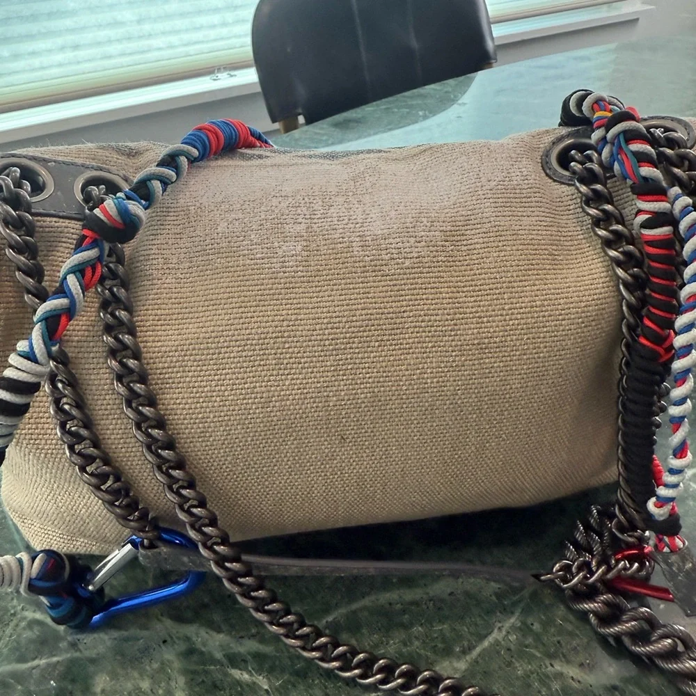 Limited Edition Chanel Runway collectible GRAFFITI ART SCHOOL FLAP BAG FROM 2014